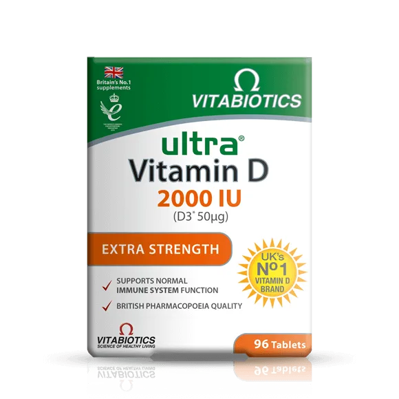 ویتامین دی ویتابیوتیکس Vitamin D ultra 2000 IU محصول انگلیس 30 عددی6