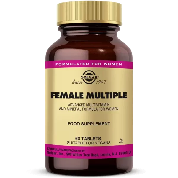 مولتی ویتامین سولگار مخصوص بانوان 60عددی FEMALE MULTIPLE