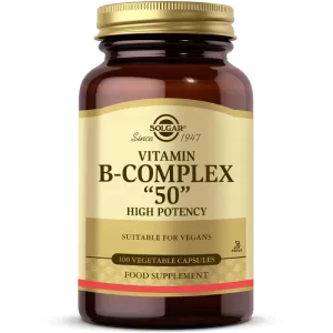 مکمل ب کمپلکس گیاهی سولگار 100عددی B-Complex 50 SOLGAR