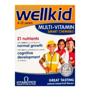 مولتی ویتامین جویدنی کودکان ول کید ویتابیوتیکس well kid smart chewable