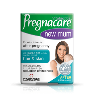 مکمل پرگناکر ویتابیوتیکس تقویت پوست و مو بعد مناسب مادران بعد از بارداری 56 عدد pregnacare new mum