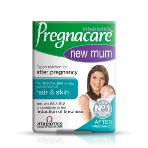 مکمل پرگناکر ویتابیوتیکس تقویت پوست و مو بعد مناسب مادران بعد از بارداری 56 عدد pregnacare new mum