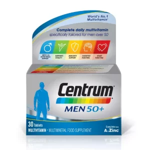 مکمل مولتی ویتامین کامل ضروری A-Z سنتروم مخصوص آقایان بالای ۵۰سال(8191) Centrum MEN+50