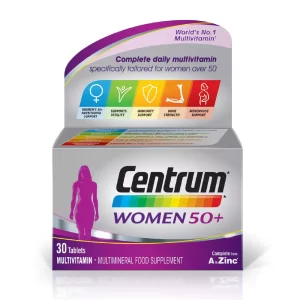 مکمل مولتی ویتامین کامل ضروری A-Z سنتروم مخصوص خانم های بالای 50سال (کد8221)  Centrum Womens +50