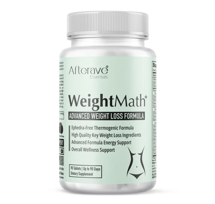 مکمل چربی سوز ویت مث پلاس افتر ایو 90عددی +Afterave WeightMath