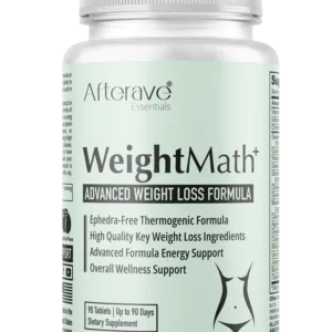 مکمل چربی سوز ویت مس پلاس افتر ایو مناسب آقایان و خانم ها 90عددی +Afterave WeightMath