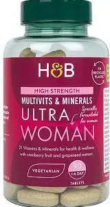 مولتی ویتامین جامع H&B ویژه خانم ها اولترا ومن Holland & Barrett Ultra Woman