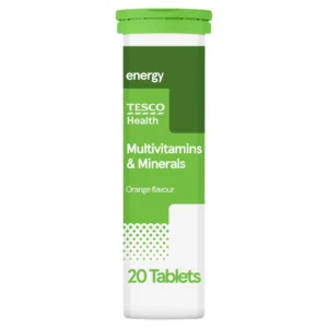 مولتی ویتامین جوشان تسکو هلث با طعم پرتقال 20عددی Tesco Multivits & Minerals