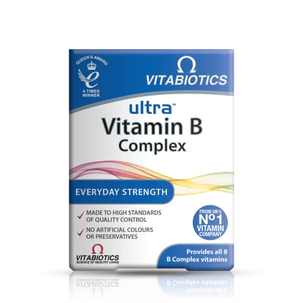 ویتامین B کمپلکس اولترا ویتابیوتیکس اورجینال کمپکلس با 8 ماده معدنی VITABIOTICS Ultra Vitamin B Complex