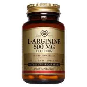 مکمل ال آرژنین سولگار 50عددی SOLGAR  L-Arginine 500 mg