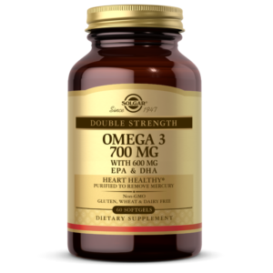 مکمل امگا3 700mg سولگار بدون جیوه SOLGAR Double Strength Omega-3