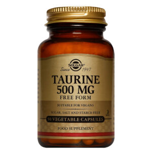 مکمل تخصصی تائورین سولگار اسید آمینه SOLGAR Taurine 500 mg