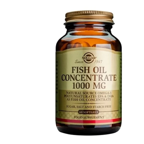 مکمل روغن ماهی سولگار 60عدد SOLGAR Omega-3 Fish Oil