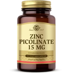 مکمل زینک 15mg سولگار 100عدد SOLGAR Zinc Picolinate 15mg