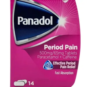 ضد درد پریود پانادول 14عدد Paracetamol & Caffeine Period Pain Panadol