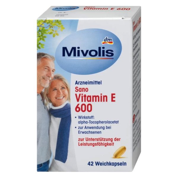 کپسول Mivolis Sano Vitamin E 600