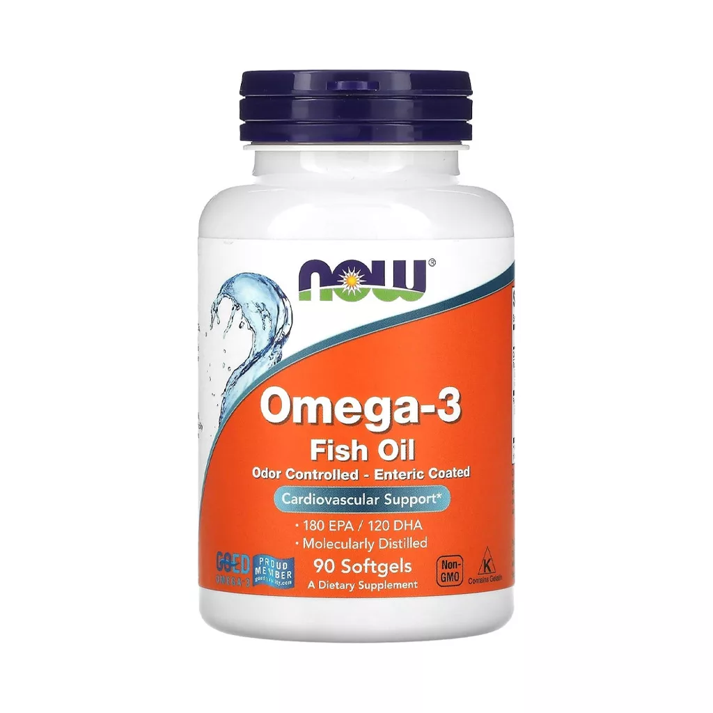 سافت ژل امگا3 omega NOW نو 1000mg EPA+DHA=300