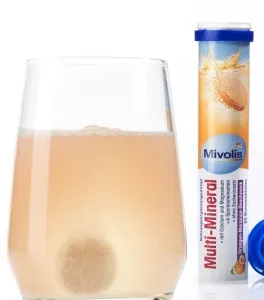 مولتی ویتامین میولیس مینرال جوشان طعم پرتقال و پشن فروت (کد2091) Mivolis Multi-Mineral