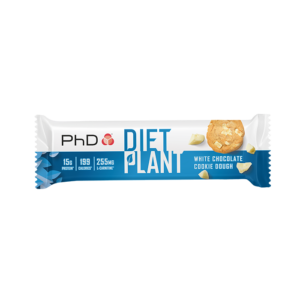 پروتئین بار گیاهی اورجینال PHD رژیمی با طعم وایت چاکلت Diet Plant Bar White Chocolate Cookie وزن 55گرم (کد5986)