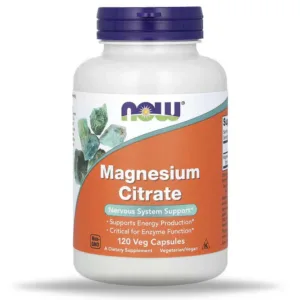 مکمل منیزیم سیترات NOW دوز 400mg