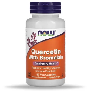 مکمل بی نظیر Quercetin Whit Bromelain برند NOW آمریکا