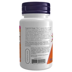 مکملMK-7 NOW ویتامین K2 دوز 100mg