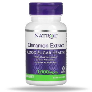 مکمل عصاره Cinnamon سینامون برند NATROL آمریکا تنظیم قند خون