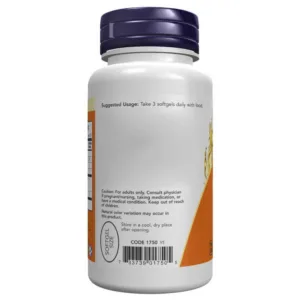 مکمل روغن گل مغربی NOW دوز 500mg