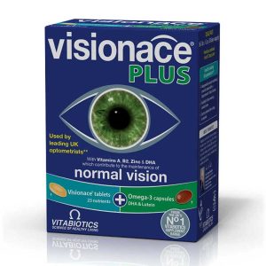 مکمل ویژن ایس visionace PLUS ویتابیوتیکس تقویت سیستم بینایی و چشم اورجینال