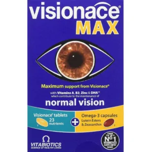 مکمل ویژن ایس  visionace MAX ویتابیوتیکس تقویت سیستم بینایی و چشم اورجینال