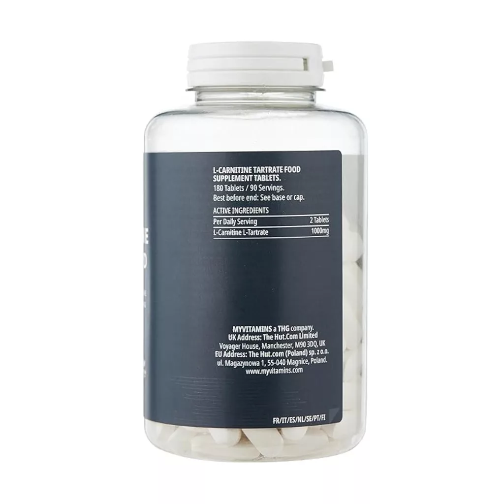 قرص ال کارنیتین مای ویتامینز چربی سوزی و رشد عضلات L-Carnitine Tablets