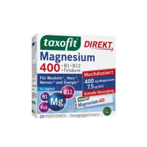 مکمل حرفه ای منیزیم اکساید 400 تاکسوفیت ساشه ای taxofit® Magnesium400