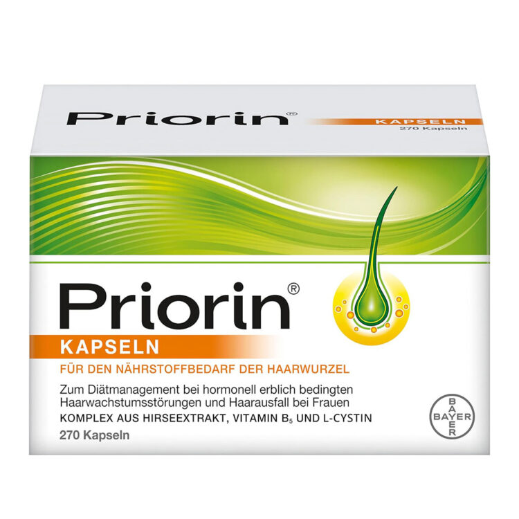 مکمل ضدریزش هورمونی پریورین Priorin® اصل بایر آلمان 270 عددی