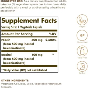 مکمل NO-FLUSH NIACIN سولگار 500mg