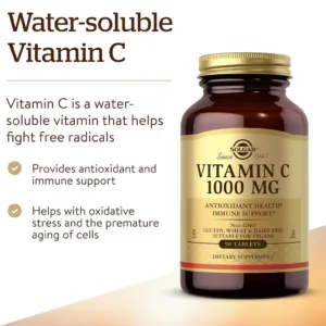 ویتامین C سولگار 1000mg وگان 90عددی