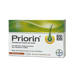 مکمل ضدریزش هورمونی پریورین Priorin® اصل بایر آلمان 120 عددی (4 ورق با جعبه کامل )