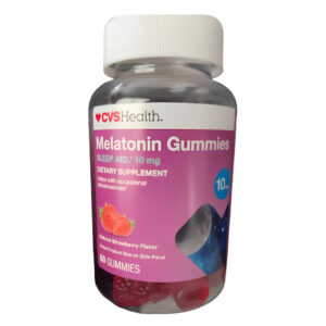 پاستیل ملاتونين CVS Health آمریکا 10mg درمان طبیعی بی خوابی و تنظیم چرخه خواب 60تایی
