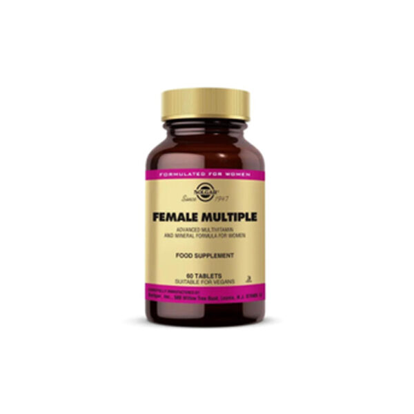 مولتی ویتامین مینرال سولگار مخصوص بانوان 60عددی FEMALE MULTIPLE
