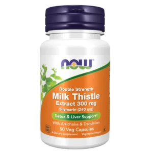 مکمل میلک تیستل NOW کمک به درمان کبد چرب و هپاتیت MILK THISTLE