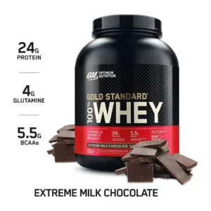 وی پروتئین ON گلد طعم اسکتریم میلک چاکلت 2.27KG