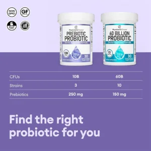 پروبیوتیک 10 بیلیون Physician's choice آمریکا وگان تاثیر شگفت انگیز