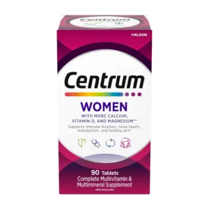 مولتی ویتامین تخصصی بانوان Centrum سنتروم 90 عدد