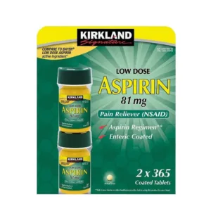 قرص آسپرین کرکلند Kirkland Signature Aspirin Low Dose 81 mg