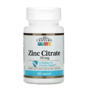 زینک سیترات 21century دوز 50mg