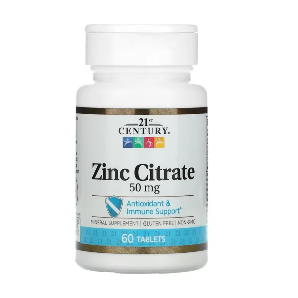 زینک سیترات 21century دوز 50mg