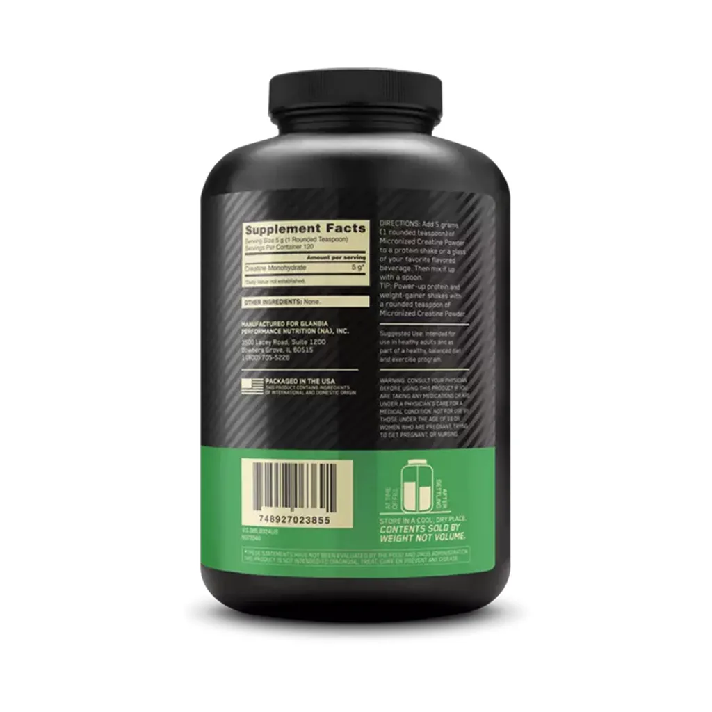 کراتین مونوهیدرات ON بدون طعم OPTIMUM NUTRITION