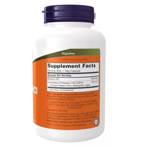 مکمل Betaine HCI بتائین NOW دوز 648mg
