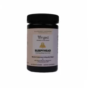 پاستیل تخصصی Winged تنظیم خواب و ضد استرس ملاتونين 5-HTP