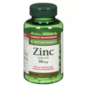 زینک نیچرز بونتی 50mg تعداد 200 عدد