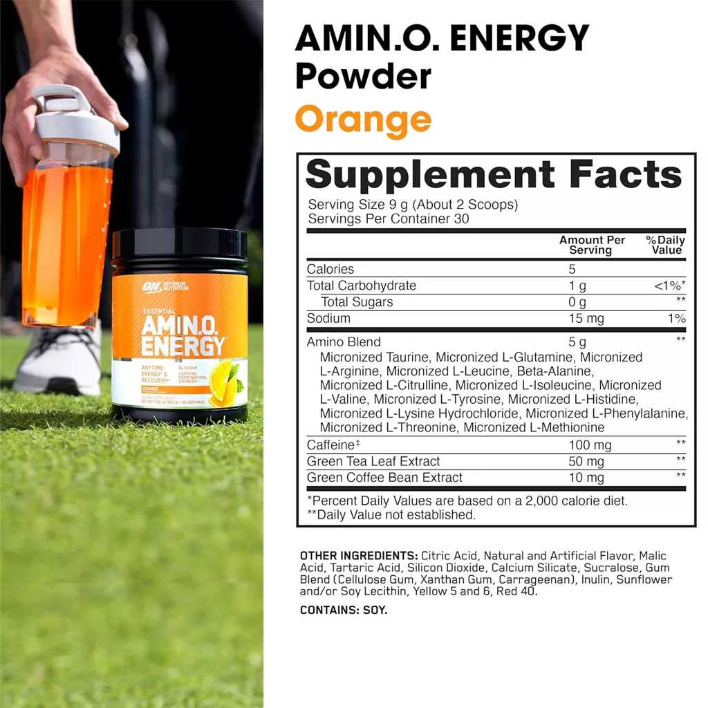 آمینو انرژی ON اسنشیال بدون قند OPTIMUM NUTRITION در ۴ طعم خوشمزه